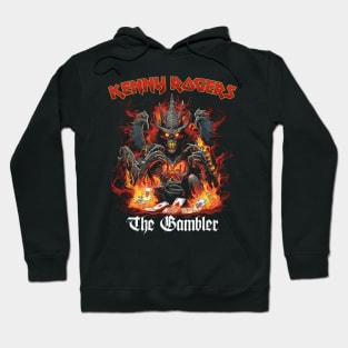 - The Gambler - Vintage 80s Rock Style Hoodie